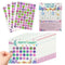 TSBSHum 18-Piece Potty Training Chart,Potty Training Sticker Chart for Girls,Made of Waterproof Paper,Helps