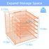 gianotter Desk Organizers and Accessories, 6-Tier Paper Organizer with Magazine Rack, File Organizer for Office Desk