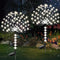 TYASDBA Garden Decor Solar Lights Outdoor,155LED 8 lighting modes pole light Waterproof White