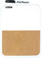 BAZIC Dry Erase Lap Board & Cork Bulletin, 8.5x11 Inch Whiteboards, Small Portable for Home, Office, Teacher, 1-Pack