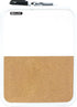BAZIC Dry Erase Lap Board & Cork Bulletin, 8.5x11 Inch Whiteboards, Small Portable for Home, Office, Teacher, 1-Pack