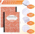 Colarr 12 Pack Wide Ruled Composition Notebook - 9.75 x 7.5 Inch, Assorted Fun Colors, Hard Cover, Sturdy Sewn Binding