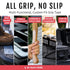 CATTONGUE GRIPS Non-Abrasive Grip Tape Wrap, 2” Thick Heavy-Duty, Waterproof Anti-Slip Tape, Black, 10ft