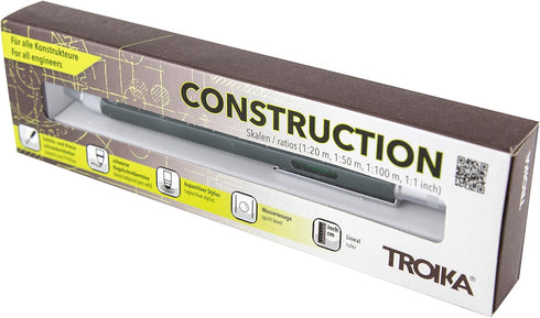 Troika Construction Ballpoint Pen, Metallic Anthracite