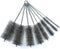 Pipe Cleaning Brush Set, 8 Piece Variety Pack with Stainless Steel Bristles for Auto Parts, Bottles, Guns, Tubes