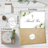 Ebned 30 Pack 4x6")- A01 Thank You Cards With Envelopes And Stickers - Watercolor Cross Flower Thank You Cards - Gift