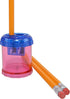 Westcott Plastic Manual Pencil and Crayon Sharpener, Assorted Colors, Single