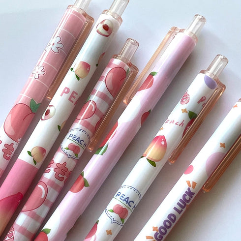 sencoo 5 Pack Gel Pens, Retractable Black Ink Rollerball Pens for Students, Office, School Prize Gifts