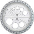 Helix Angle and Circle Maker with Integrated Circle Templates, 360 Degree, 6 Inch / 15cm, Assorted Colors