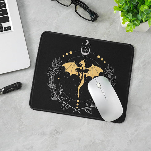 Dragon Mouse Pad, Cute Square Waterproof Non-Slip Rubber Mousepad for Home Office Gaming (dragon2)
