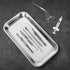 8 Pcs Surgical Tray, 8.6''x4.7''x0.8'' Metal Tray, Stainless Steel for Medical, Dental, Lab Supplies