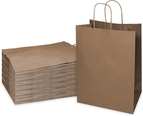 EcoQuality - 8 x 4.5 x 10.25 inches - 50pcs - Small