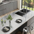 BESWEE 15.7''x315'' Countertops Stainless Steel Contact Paper for Appliances Stainless Steel Wrap for Kitchen Peel