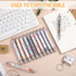 Jutom 72 Pcs Bible Verse Ballpoint Pens, Christian Flower Pens with Inspirational Quotes, Retractable Black Ink Pens