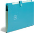 U Brands U-Eco 6 Pocket Poly Expandable Folder, Set of 3, Assorted Brights, Snap Button Closure, Letter Size