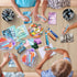 Pasimy 218 Pcs Inspirational Stationery Gifts, Motivational Mini Notepad, Pen, Quote Bookmarks for School Office