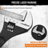 3-Piece Set, 10", 12", 16", HORUSDY Adjustable Spud Wrench CR-V Steel, SAE & Metric Scale, Black Oxide Finish, Heavy