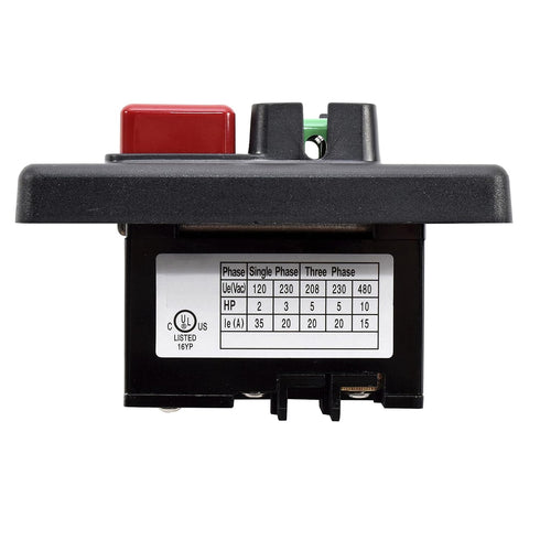HQRP On/Off Switch for Jet 994542, Compatible with Table Saw, Router Table, Drill Press, Grinder 110/220 Volt