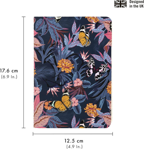 Pukka Pad Bloom B6 Stitched Exercise Books – 6.9 x 4.9in – 3 Pack of Assorted Floral Designs by Pukka Pad