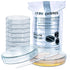 Pack of 20 Sterile Petri Dishes with Lids (90 x 15 mm), 2ml Plastic Pipettes for Lab Analysis