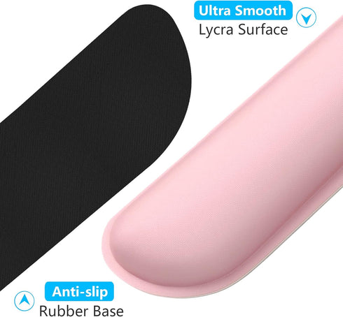 Dapesuom Enlarge Keyboard Wrist Rest, Cute Memory Foam Keyboard Wrist Cushion for Computer Desk Mats Support, Typing