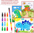 YFANITI Crayons,12 Pencils,12 Stackable PCS Stacking Buildable Crayons Colorful Stackable Colors Stackable Painting
