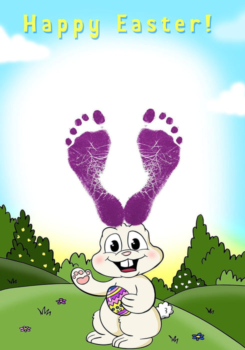 ReignDrop Ink Pad for Baby Footprint & Handprint, Impressive Keepsake Stamp for Infant & Kids, Smudge Proof, Acid Free