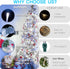 33ft 100 12 suddus LED White String Lights with Timer, Modes Christmas Fairy Lights Plug in, Connectable Indoor/Outdoor