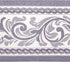 Yifely Moistureproof PVC Wallpaper Border, Peel & Stick Scroll Wall Borders Sticker for Home Decor