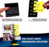 Note Tower Desktop Pro Dual Document Holder for Typing | Compact Paper Holder Stand for Desk, Black