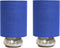 Simple Designs LT2016-BLU-2PK Gemini Brushed Nickel 2 Pack Mini Touch Lamp Set