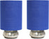 Simple Designs LT2016-BLU-2PK Gemini Brushed Nickel 2 Pack Mini Touch Lamp Set