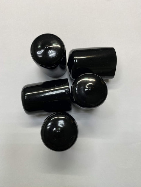 Protection Force Round Cap for 1" 26mm OD X 38.1mm Length Pipe Post Tube End Cover, Pack of 10