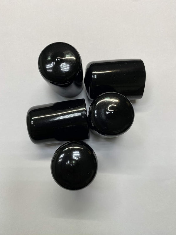 Protection Force Round Cap for 1" 26mm OD X 38.1mm Length Pipe Post Tube End Cover, Pack of 10