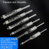 6pcs Square Hole Mortise Chisel Drill Bit Tools, 5/8" 9/16" 1/2" 3/8" 5/16" 1/4" for Precise Woodworking Applications