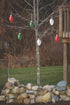 WP900 Battery Powered Hanging Decorative Outdoor Light, 8 Inch C9 Bulb Style with Sensor, Single