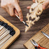 60 Pcs Sanding Sticks Double End Matchsticks, Fine Detailing Polishing Sticks for Plastic Models Wood Hobby, 120/280