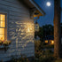 Hapjoy 1) Moroccan Hanging Solar Lights Outdoor Garden Decor Sun and Moon Decorations Solar Lantern Waterproof