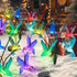 BeHiller Solar Hummingbird Lights Outdoor,2PACKS 12LED Swaying Firefly for Hummingbird Path Decor,Unique Gifts