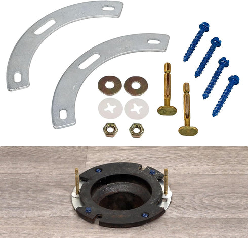 Fernco Fix-A-Flange Complete Universal Toilet Flange Water Closet Repair Kit