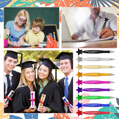 Yeaqee 36 Pcs Appreciation Pens Bulk - Inspirational Ballpoint Gifts, Thank You for Being Amazing for Employee Coworker