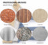 Multi Angle Adjustable Masonry Paint Brush - Stain Brushes for Fence & Wall Painting (3 Pack)