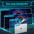 Large Gaming Mouse Pad, Technological Nebula Style Professional Gaming Mousepad, Non-Slip Waterproof Rubber Base 31.5 x