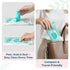 5 Pack, 100 Count Sunlit No-Touch Feminine Hygiene Disposal Bags, Hygienic Odor-Reducing and Discreet Solution