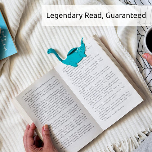 OTOTO Nessie Tale Book Mark - Turquoise Pagekeeper Bookmark - Unique Gift for Readers, Women & Men