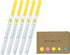 Zebra Mildliner Double-Sided Highlighter - Mild Gold Ink Color, 5-Pack, Sticky Notes Value Set