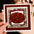 6 6 inches, (gc_37018_5) Froehliche Weihnachten, Merry Christmas in German - Greeting Card, x single