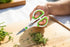 Zyliss Heavy Duty Home & Kitchen Herb Shears Scissors - White/Green, 8.5 x 4.2 x 0.4 inches with Innovative Stem