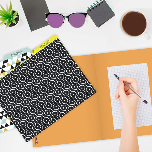 Carson Dellosa Aim High Decorative File Folders - 11.75" x 9.5", Multi-Pattern, 6-Pack for Office Organization