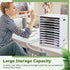 Juexica 12 Tier Scrapbook Paper Organizer for 8.5" x 11" White Cardstock, Stackable Desktop Storage Rack